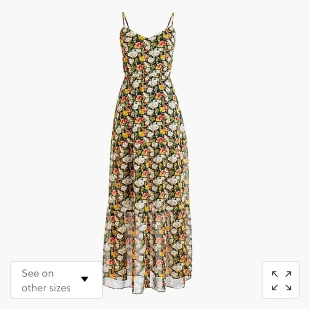 J. Crew Mercantile tiered maxi dress, size 14
